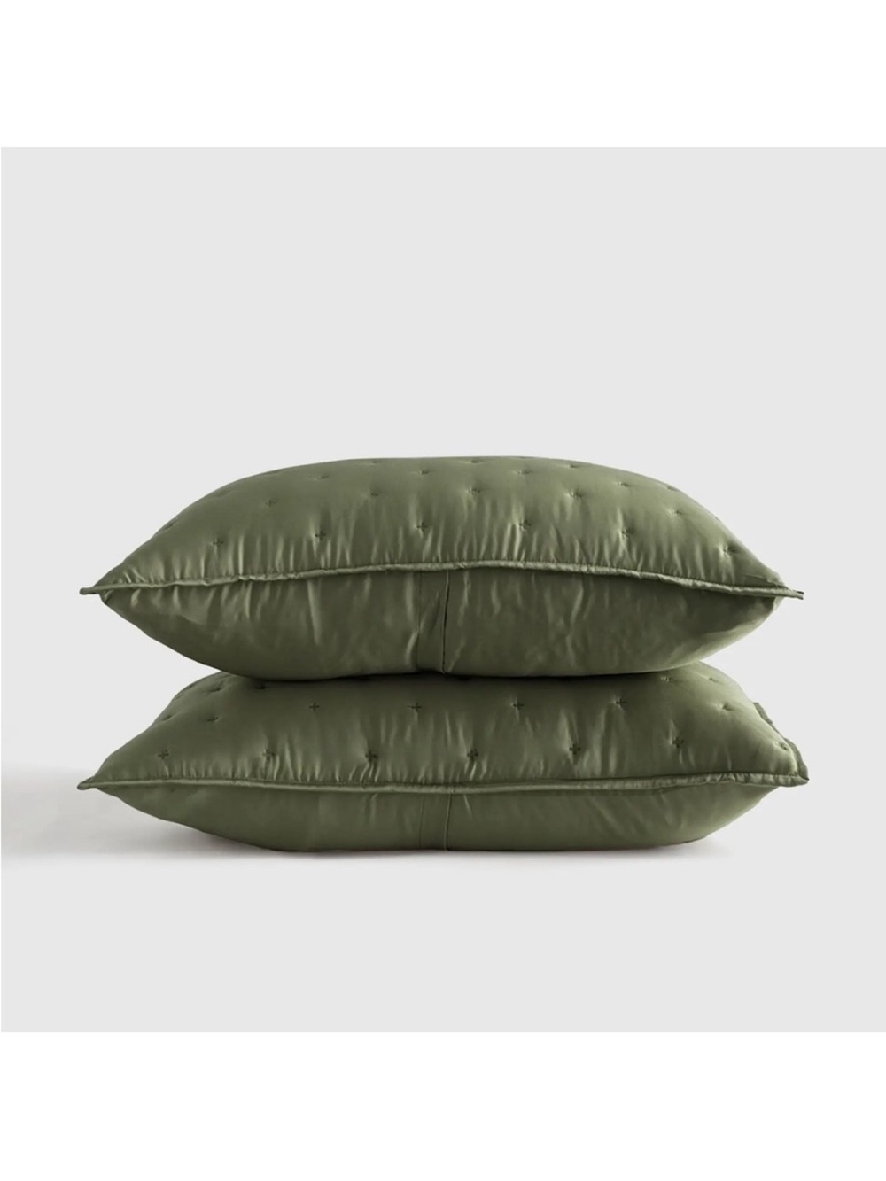Quince King Pillow Cover Set Green